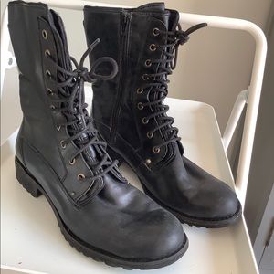 NWOT Hush Puppies Lace Up Boots